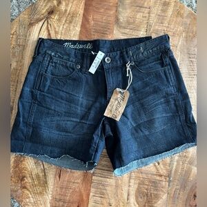 NEW Madewell Dark Wash Denim Jean Shorts Sz 27 
#39262 7012124 NWT